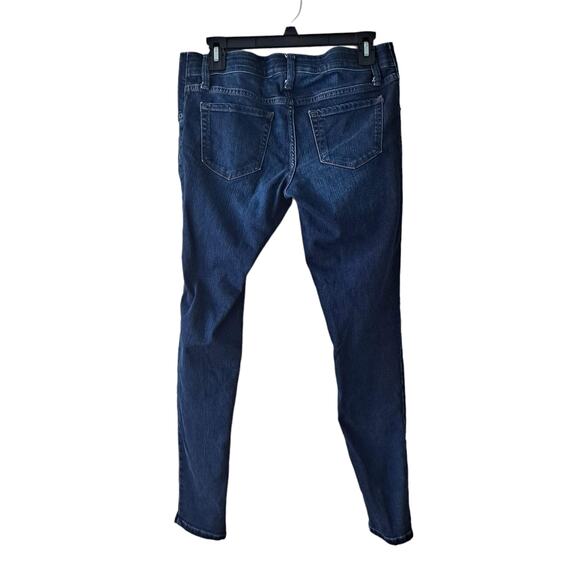 Isabel Maternity Dark Wash Denim Jeans Pants with Side Panel - Size 2/26R - Picture 2 of 11